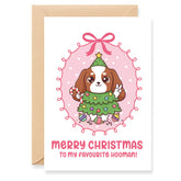 Dog Christmas Card – Cute Holiday Greeting for Pet Lovers